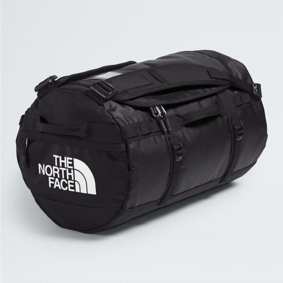 The North Face Base Camp Duffel / Backpack S 50L Black White Convertible Bag New - Picture 1 of 14